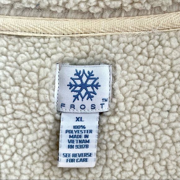 #015 Winter Sherpa-Lined Sweatshirt Zip Up Hoodie - Picture 4 of 5